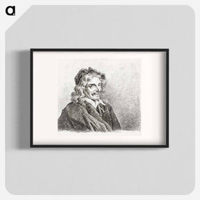 アートポスター-Portrait of Jan Havicksz. Steen - ジャン ベルナール Poster.
