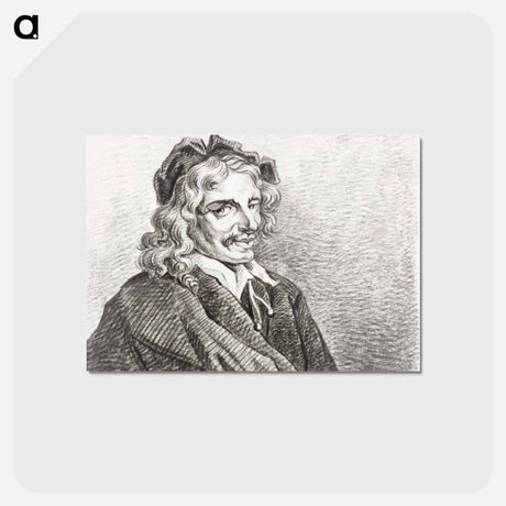 アートポストカード-Portrait of Jan Havicksz. Steen - ジャン ベルナール Postcard.