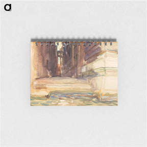 アートメモ帳-The Calle della Rosa with the Monte di Pietà, Venice - ジョン シンガー サージェント Memo.