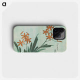 Blackberry Lily - Katsushika Hokusai Phone Case.