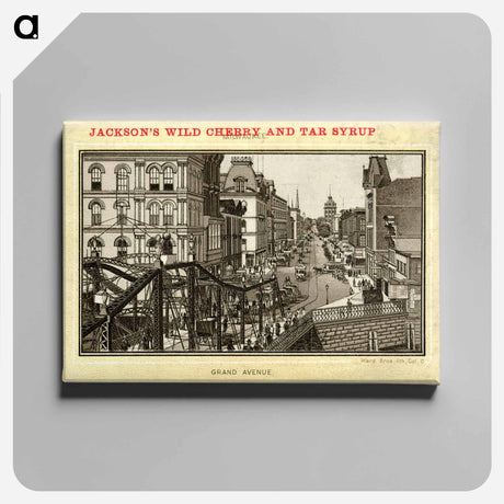 アートパネル-Wild Cherry and Tar Syrup Advertisement
 - 国立医学図書館 Canvas.
