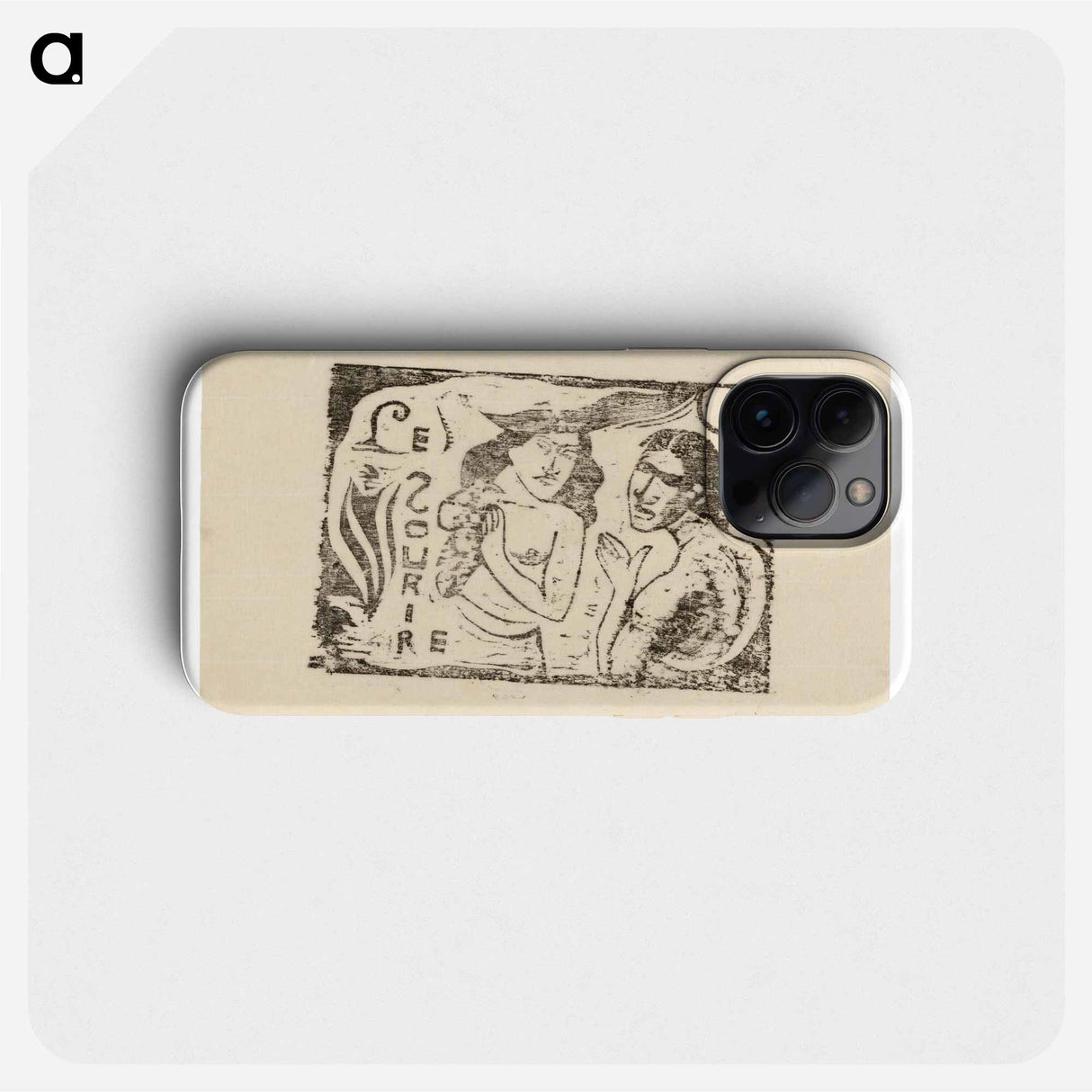 Two Women Chattering - ポール ゴーギャン Phone Case.