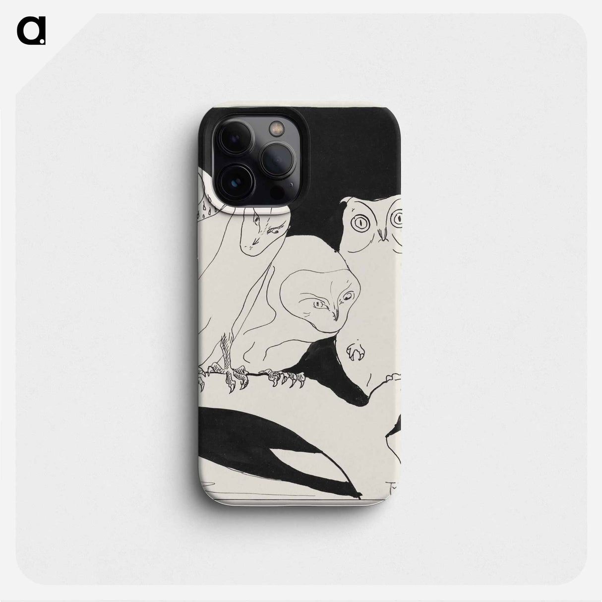 Uilen op een tak - テオ ヴァン ホイテマ Phone Case.