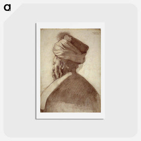 アートポストカード-Man in Turban - トーマス エイキンズ Postcard.