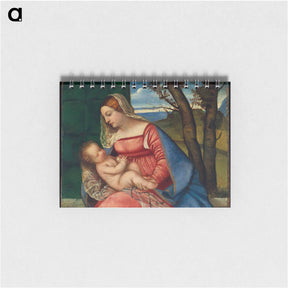 アートメモ帳-Madonna and Child - ティツィアーノ ヴェチェッリオ Memo.