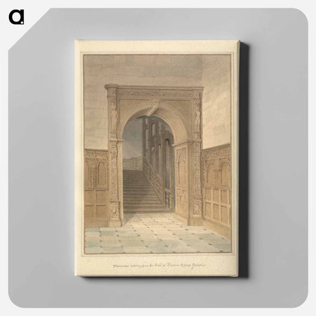 アートパネル-Staircase Leading from the hall at Burton Agnes Yorkshire
 - イェール大学アートギャラリー Canvas.