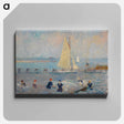 アートパネル-Seascape with Six Bathers, Bellport
 - バーンズ・コレクション Canvas.