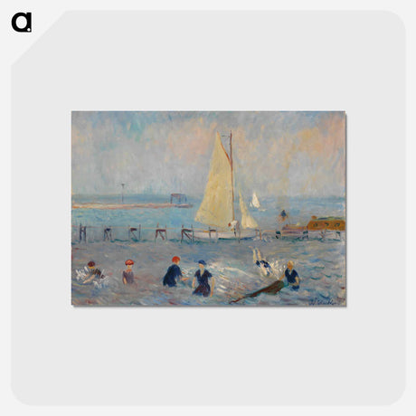 アートポストカード-Seascape with Six Bathers, Bellport
 - バーンズ・コレクション Postcard.