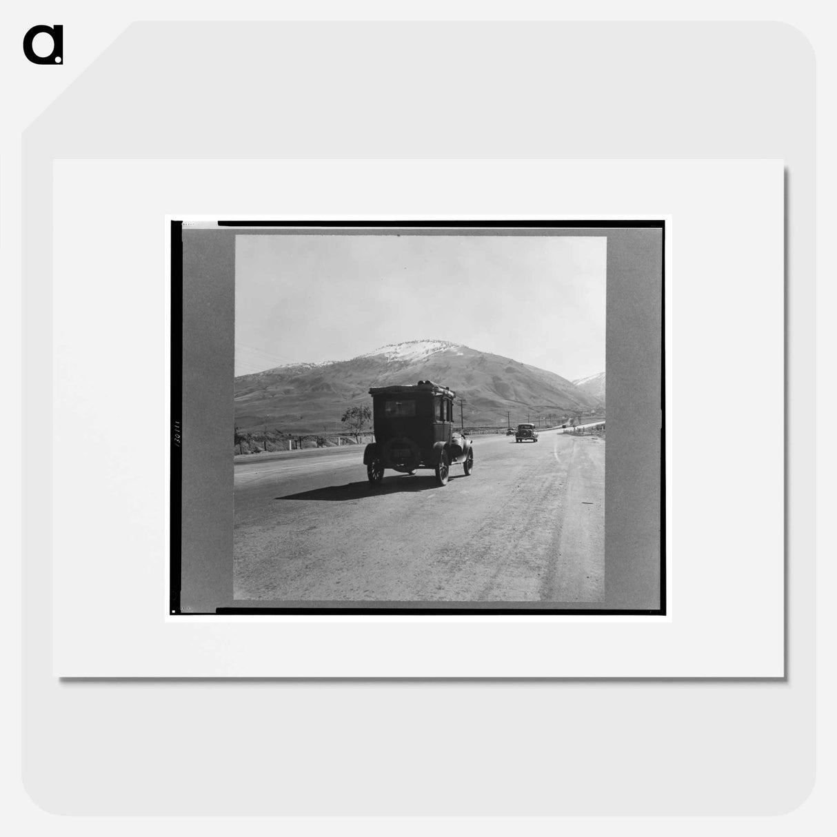 US 99, Kern County, California - Dorothea Lange Poster.