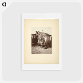 アートポストカード-Villa d'un chiffonier
 - ウジェーヌ アジェ Postcard.