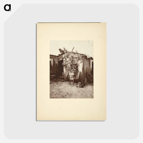 アートポストカード-Villa d'un chiffonier
 - ウジェーヌ アジェ Postcard.