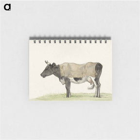 アートメモ帳-Standing cow with blanket - ジャン ベルナール Memo.