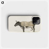 Standing cow with blanket - ジャン ベルナール Phone Case.