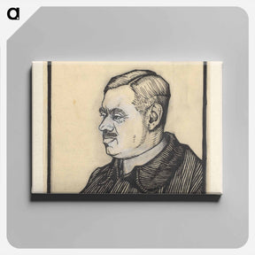 アートパネル-Portret van een 37-jarige man met de initialen J.H. by Julie de Graag - ユリー デ フラーハ Canvas.