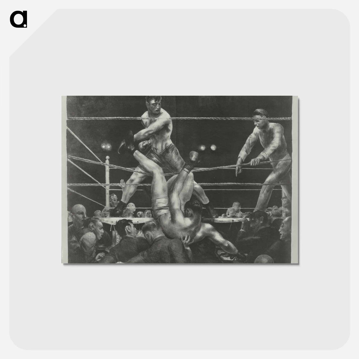 アートポストカード-Dempsey and Firpo
 - セントルイス美術館 Postcard.