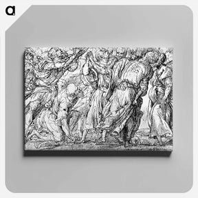 アートパネル-Apostles group - ティツィアーノ ヴェチェッリオ Canvas.