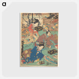 アートポストカード-Utagawa Kunisada Print
 - 歌川 国貞 Postcard.