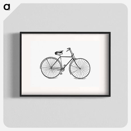アートポスター-Bicycle from Watford
 - 大英図書館 Poster.