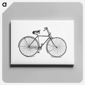 アートパネル-Bicycle from Watford
 - 大英図書館 Canvas.