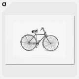 アートポスター-Bicycle from Watford
 - 大英図書館 Poster.