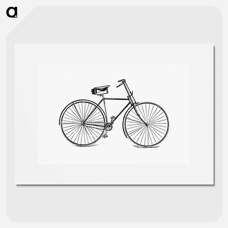 アートポスター-Bicycle from Watford
 - 大英図書館 Poster.