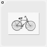 アートポストカード-Bicycle from Watford
 - 大英図書館 Postcard.