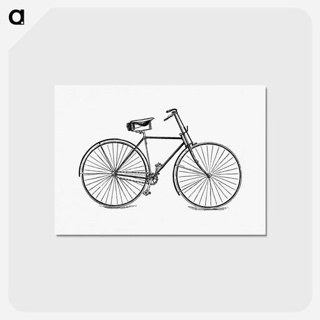 アートポストカード-Bicycle from Watford
 - 大英図書館 Postcard.
