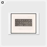 アートポストカード-Fencers in Motion
 - エドワード マイブリッジ Postcard.