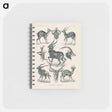 アートメモ帳-Antelope illustration from Kunstformen der Natur - エルンスト ヘッケル Memo.