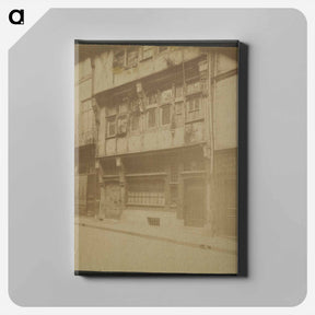 アートパネル-Rouen, Maison Rue Saint-Romain
 - ウジェーヌ アジェ Canvas.