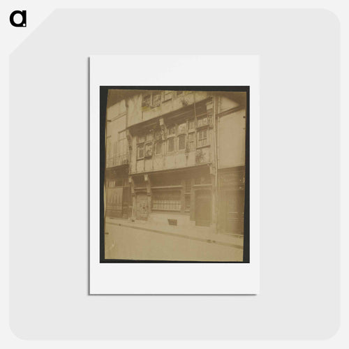 Rouen, Maison Rue Saint-Romain
 - ウジェーヌ アジェ Postcard.