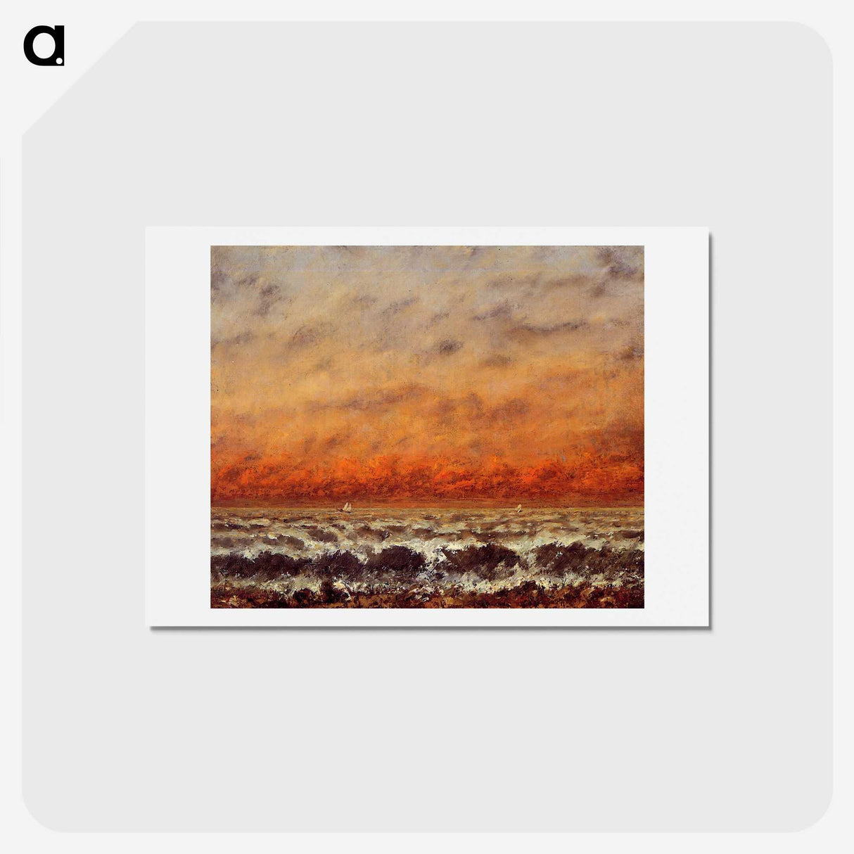 3-53_Gustave-Courbet_hagaki