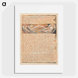アートポスター-Jerusalem, Plate 18, "From every-one of the Four Regions...." - ウィリアム ブレイク Poster.
