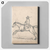 アートパネル-Rider Galloping to Left
 - イェール大学アートギャラリー Canvas.