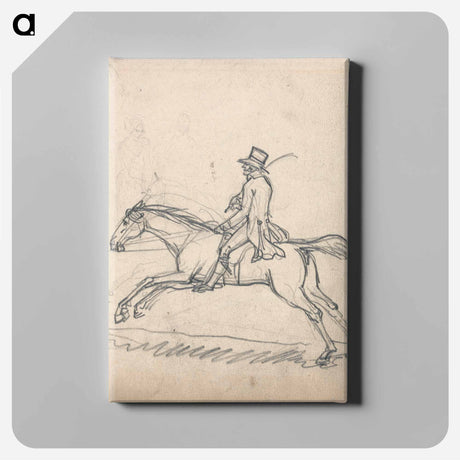 アートパネル-Rider Galloping to Left
 - イェール大学アートギャラリー Canvas.