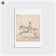 アートポストカード-Rider Galloping to Left
 - イェール大学アートギャラリー Postcard.