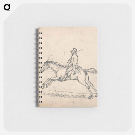 アートメモ帳-Rider Galloping to Left
 - イェール大学アートギャラリー Memo.