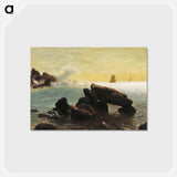 Farralon Islands, California - アルバート ビアスタット Postcard.