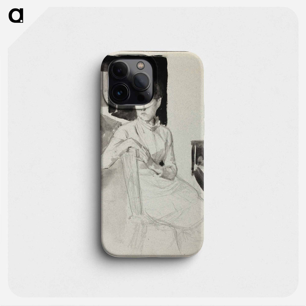Annie Edelfelt, taiteilijan sisar - アルバート エーデルフェルト Phone Case.