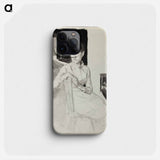 Annie Edelfelt, taiteilijan sisar - アルバート エーデルフェルト Phone Case.