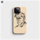 Male portrait ii - アーノルド ピーター ワイズ クビンチャン Phone Case.