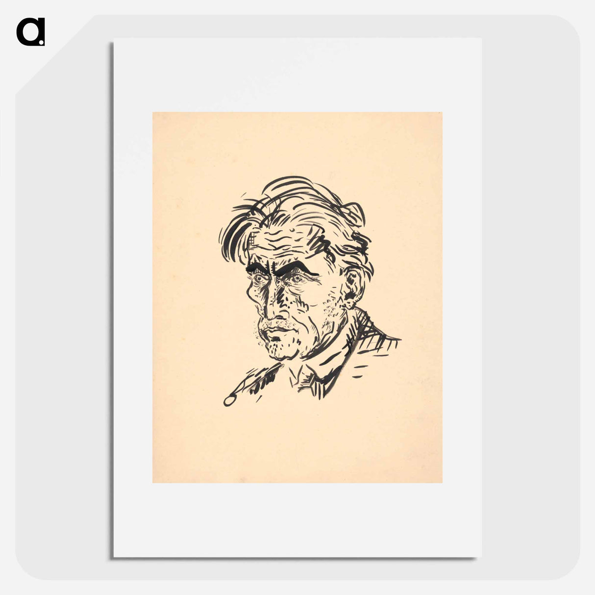 Male portrait ii - アーノルド ピーター ワイズ クビンチャン Poster.