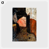アートポストカード-Portrait de Beatrice Hastings
 - バーンズ・コレクション Postcard.