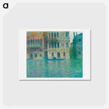 Venice, Palazzo Dario - クロード モネ Postcard.