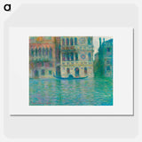 Venice, Palazzo Dario - クロード モネ Poster.