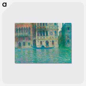 アートポストカード-Venice, Palazzo Dario - クロード モネ Postcard.