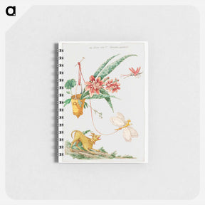 アートメモ帳-Floral Design with Dog and Insects
 - クリーブランド美術館 Memo.