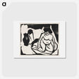 アートポストカード-Nude Girl in the Bath - エルンスト ルートヴィヒ キルヒナー Postcard.