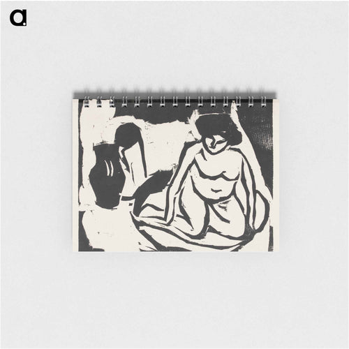 Nude Girl in the Bath - Ernst Ludwig Kirchner Memo.