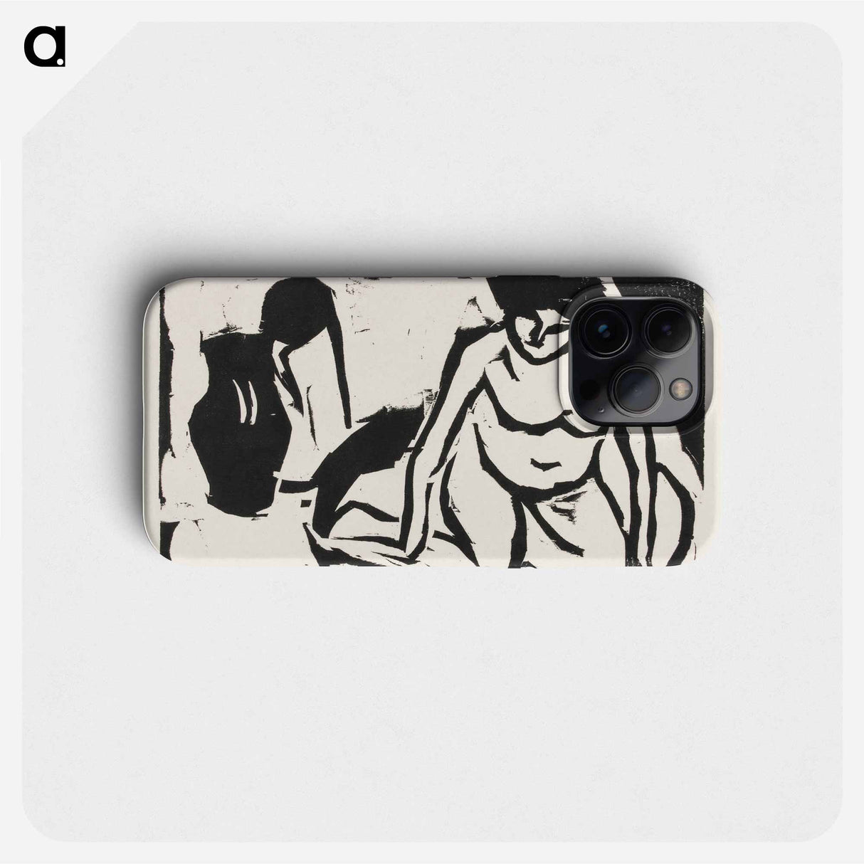 Nude Girl in the Bath - エルンスト ルートヴィヒ キルヒナー Phone Case.